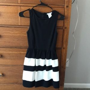 Black and white dress